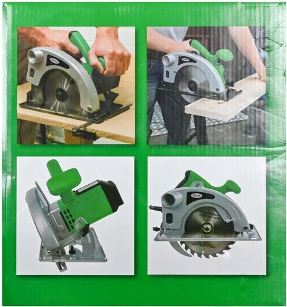 Grote foto h fftech cirkelzaag 1200w 185mm doe het zelf en verbouw gereedschappen en machines