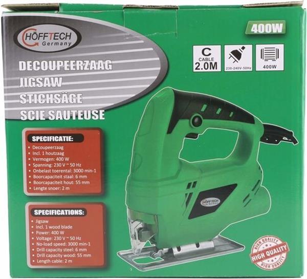Grote foto h fftech decoupeerzaag 400 watt doe het zelf en verbouw gereedschappen en machines