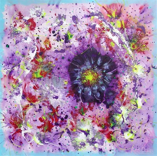 Grote foto kunsthandel gennep abstract let your love flow antiek en kunst abstract