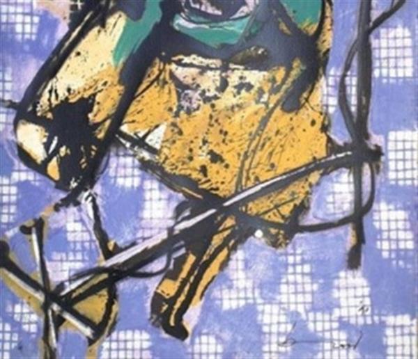 Grote foto herman brood de zanger antiek en kunst litho en zeefdrukken