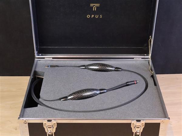 Grote foto transparent opus generation 6 high end audio interconnects rca 1 5 metre audio tv en foto onderdelen en accessoires