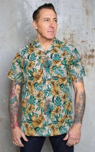 Grote foto hawaiien shirt me rock a hula. kleding heren t shirts