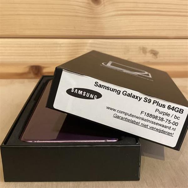 Grote foto samsung galaxy s9 plus model 2018 64gb paars nieuwstaat 12 maanden garantie op op computers en software overige computers en software