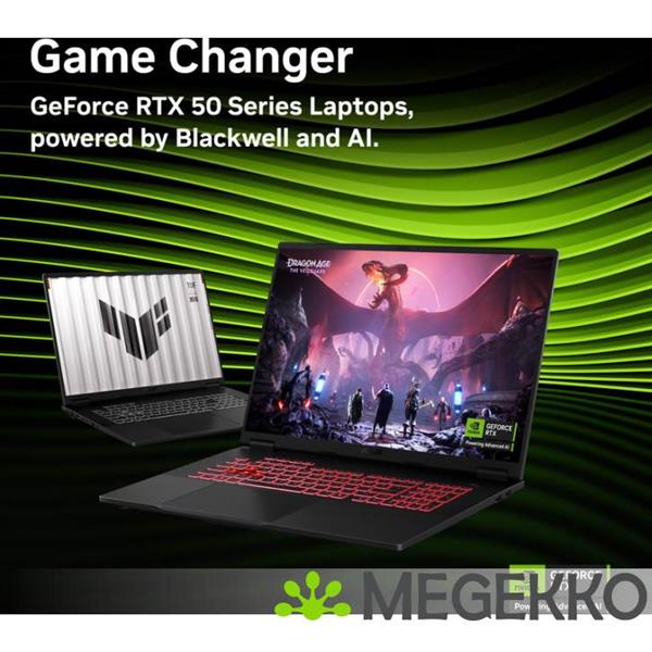 Grote foto asus tuf gaming a18 fa808um s8132w 18 amd ryzen 7 rtx 5060 gaming laptop computers en software overige computers en software