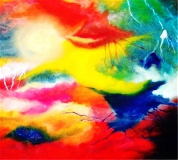 Grote foto kunsthandel gennep spiritueel angel inside antiek en kunst abstract