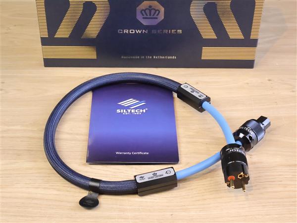 Grote foto siltech ruby crown s10 40th anniversary high end audio power cable 1 0 metre audio tv en foto onderdelen en accessoires