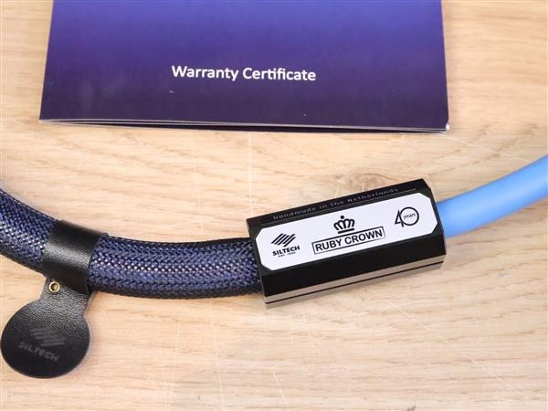 Grote foto siltech ruby crown s10 40th anniversary high end audio power cable 1 0 metre audio tv en foto onderdelen en accessoires