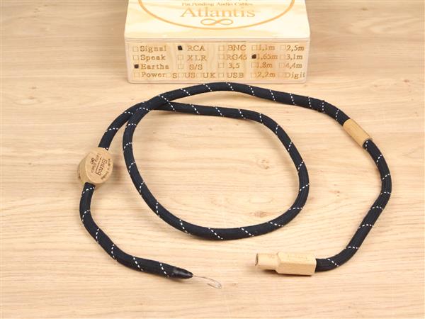 Grote foto entreq eartha atlantis infinity high end audio grounding cable rca 1 65 metre audio tv en foto algemeen