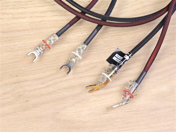 Grote foto goldmund hd high end audio speaker cables a2 s3 adapters 3 0 metre audio tv en foto onderdelen en accessoires