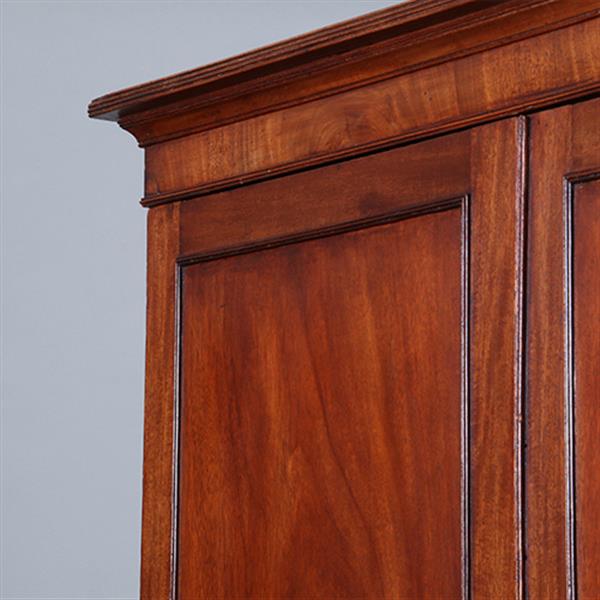 Grote foto zeer strak engels kabinet in fraaie lichtere mooi verouderde kleur ca 1800 no.421015 antiek en kunst stoelen en banken