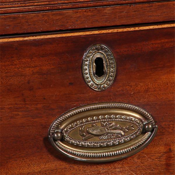 Grote foto zeer strak engels kabinet in fraaie lichtere mooi verouderde kleur ca 1800 no.421015 antiek en kunst stoelen en banken
