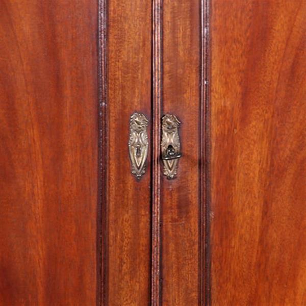 Grote foto zeer strak engels kabinet in fraaie lichtere mooi verouderde kleur ca 1800 no.421015 antiek en kunst stoelen en banken
