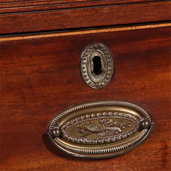 Grote foto zeer strak engels kabinet in fraaie lichtere mooi verouderde kleur ca 1800 no.421015 antiek en kunst stoelen en banken