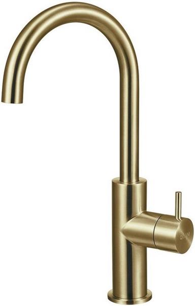 Grote foto qisani wastafelkraan gold goud 2560106 doe het zelf en verbouw sanitair