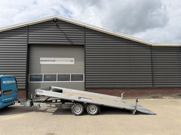 Grote foto humbaur machinetransporter kantelbaar 3500 kg agrarisch aanhangwagens