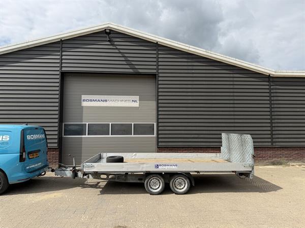 Grote foto humbaur machinetransporter kantelbaar 3500 kg agrarisch aanhangwagens