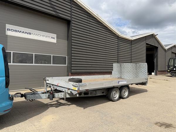 Grote foto humbaur machinetransporter kantelbaar 3500 kg agrarisch aanhangwagens