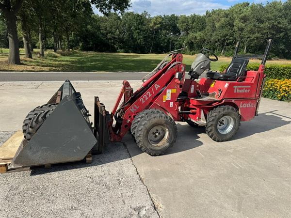 Grote foto thaler kl222 a 2007 miniloader mini shovel agrarisch shovels