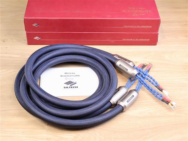 Grote foto siltech emperor ii g7 royal signature high end audio speaker cables 3 0 metre audio tv en foto onderdelen en accessoires