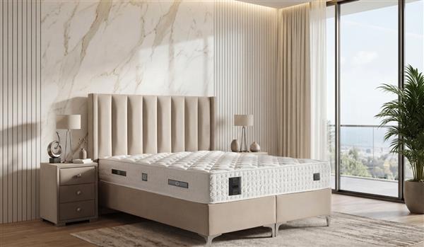 Grote foto boxspring lina opberg huis en inrichting bedden
