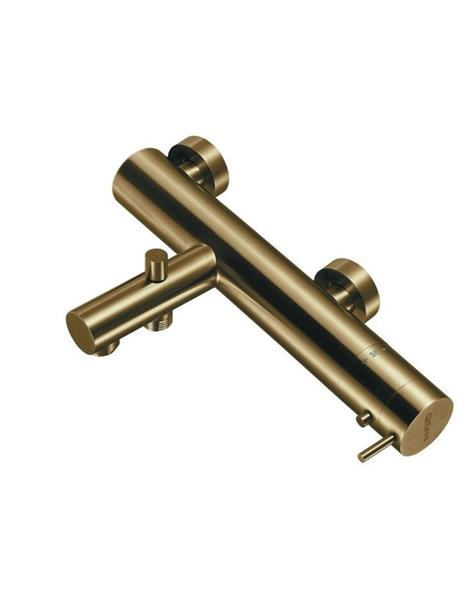 Grote foto qisani flow badthermostaat gold goud doe het zelf en verbouw sanitair