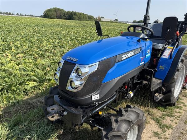Grote foto solis 26 minitractor demo 2026 16 uur optie klepelmaaier agrarisch tractoren