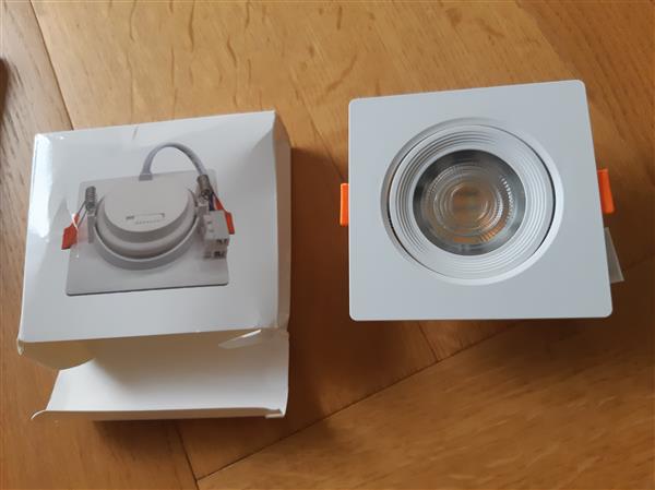 Grote foto led plafondspot richtbaar instelbaar in 3 lumen huis en inrichting spots