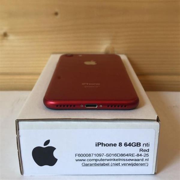 Grote foto magazijn opruiming apple iphone 8 model 2016 64gb rood garantie telecommunicatie apple iphone