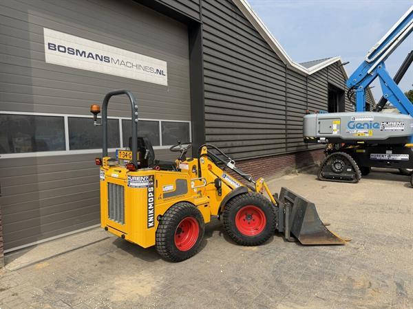 Grote foto knikmops 130 minishovel bj 2024 490 lease agrarisch shovels