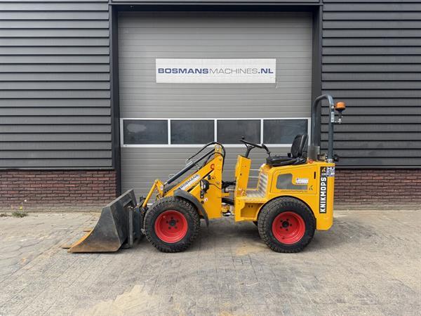 Grote foto knikmops 130 minishovel bj 2024 490 lease agrarisch shovels