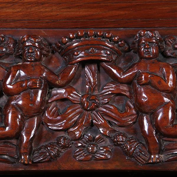 Grote foto palissander pastoorskast in een prachtige zonnige kleur ca 1700 no.431530 antiek en kunst stoelen en banken