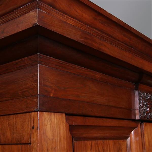 Grote foto palissander pastoorskast in een prachtige zonnige kleur ca 1700 no.431530 antiek en kunst stoelen en banken