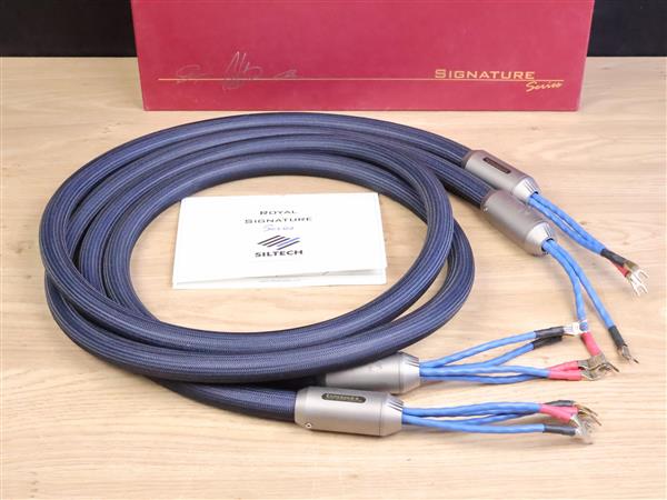 Grote foto siltech emperor double crown g7 royal signature bi wired audio speaker cables 2 5 metre audio tv en foto onderdelen en accessoires