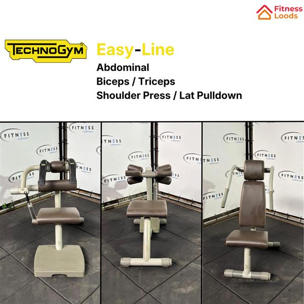 Grote foto technogym easy line driedelige set sport en fitness fitness