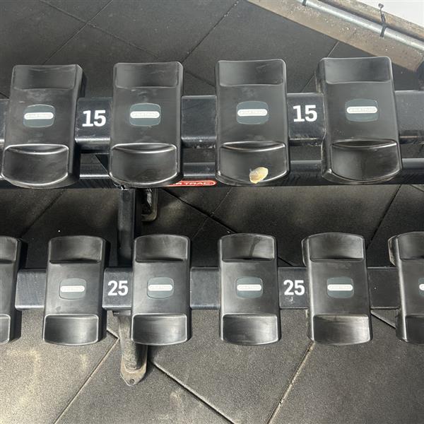 Grote foto star trac dumbell rek zwart sport en fitness fitness