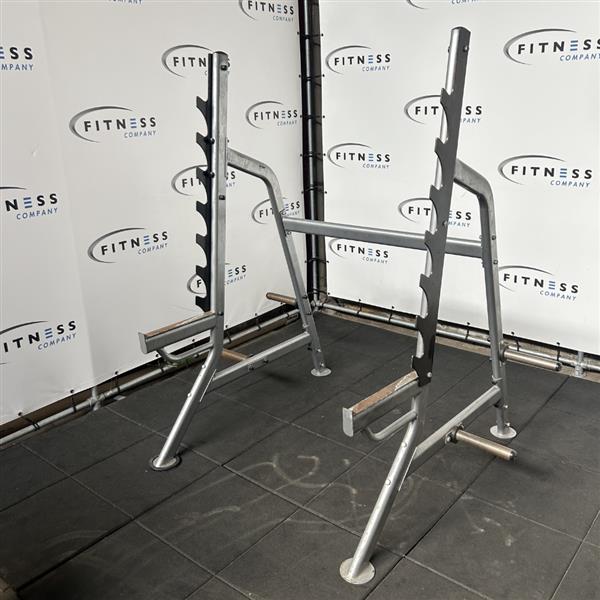 Grote foto half rack grijs sport en fitness fitness