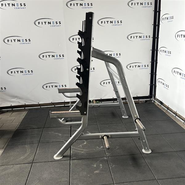 Grote foto half rack grijs sport en fitness fitness