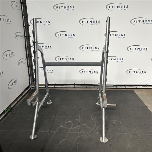 Grote foto half rack grijs sport en fitness fitness
