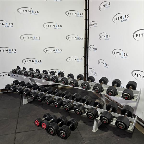 Grote foto hammer strength dumbell set incl rek sport en fitness fitness
