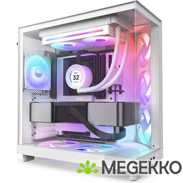 Grote foto nzxt f240 rgb core white computers en software behuizingen en kasten