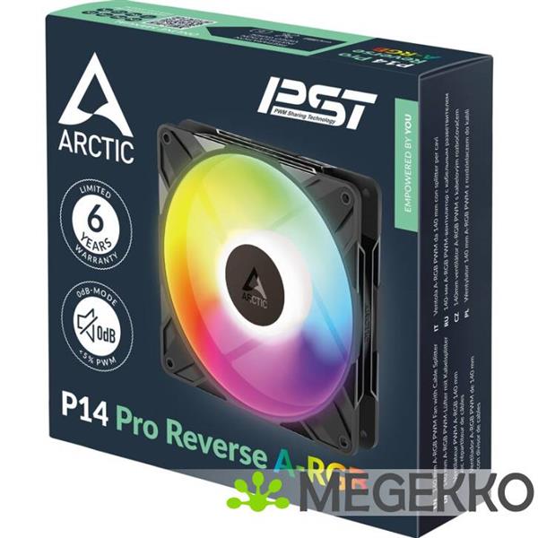 Grote foto arctic p14 pro reverse a rgb black 3pack computers en software behuizingen en kasten