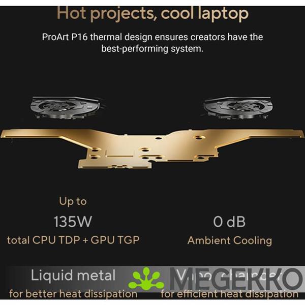 Grote foto asus proart p16 h7606wp srna6x copilot pc 16 amd ryzen ai 9 computers en software overige computers en software