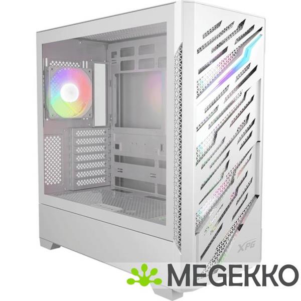 Grote foto xpg starker air btf midi tower wit computers en software behuizingen en kasten