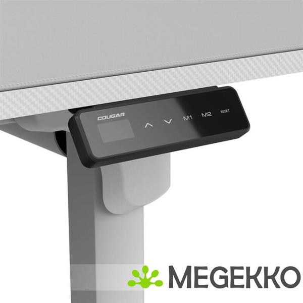 Grote foto cougar gaming e grav 180 hoogte verstelbaar bureau wit huis en inrichting stoelen