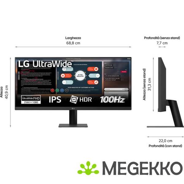 Grote foto lg ultrawide 29u511a b 29 ips wide full hd monitor computers en software overige computers en software
