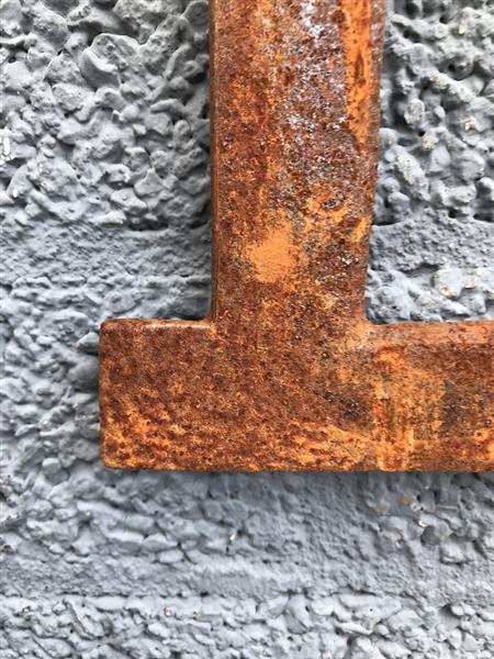 Grote foto gietijzeren stalraam menze groot tuin en terras tuindecoratie