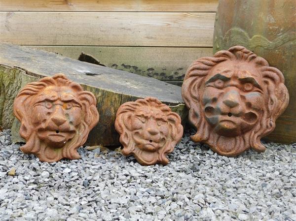 Grote foto waterspuwer gietijzer leeuw s tuin en terras overige tuin en terras