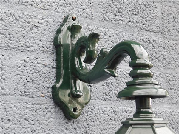 Grote foto exterieur licht gouda keramische fitting en glas gegoten aluminium tl40 groen zwart huis en inrichting overige