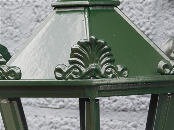 Grote foto exterieur licht gouda keramische fitting en glas gegoten aluminium tl40 groen zwart huis en inrichting overige