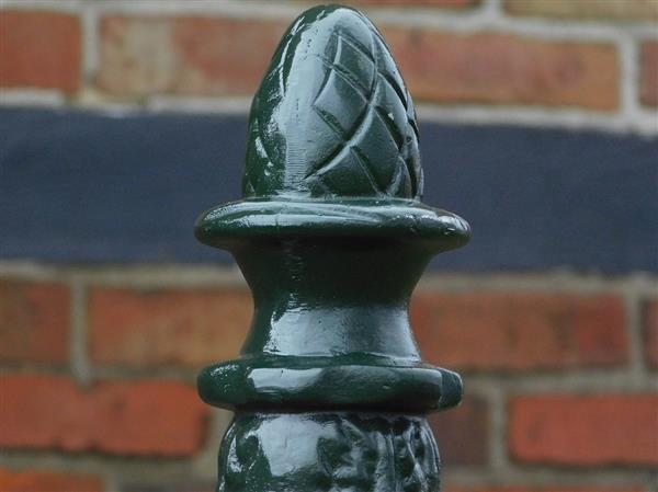 Grote foto staande fontein alu donkergroen waterkraan tuin en terras overige tuin en terras